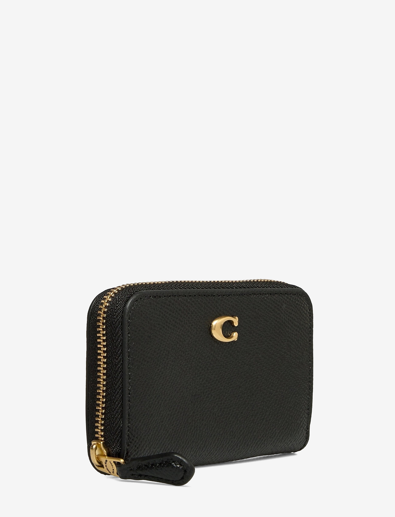 Coach - SMALL ZIP AROUND CARD CASE - card holders - black - 2