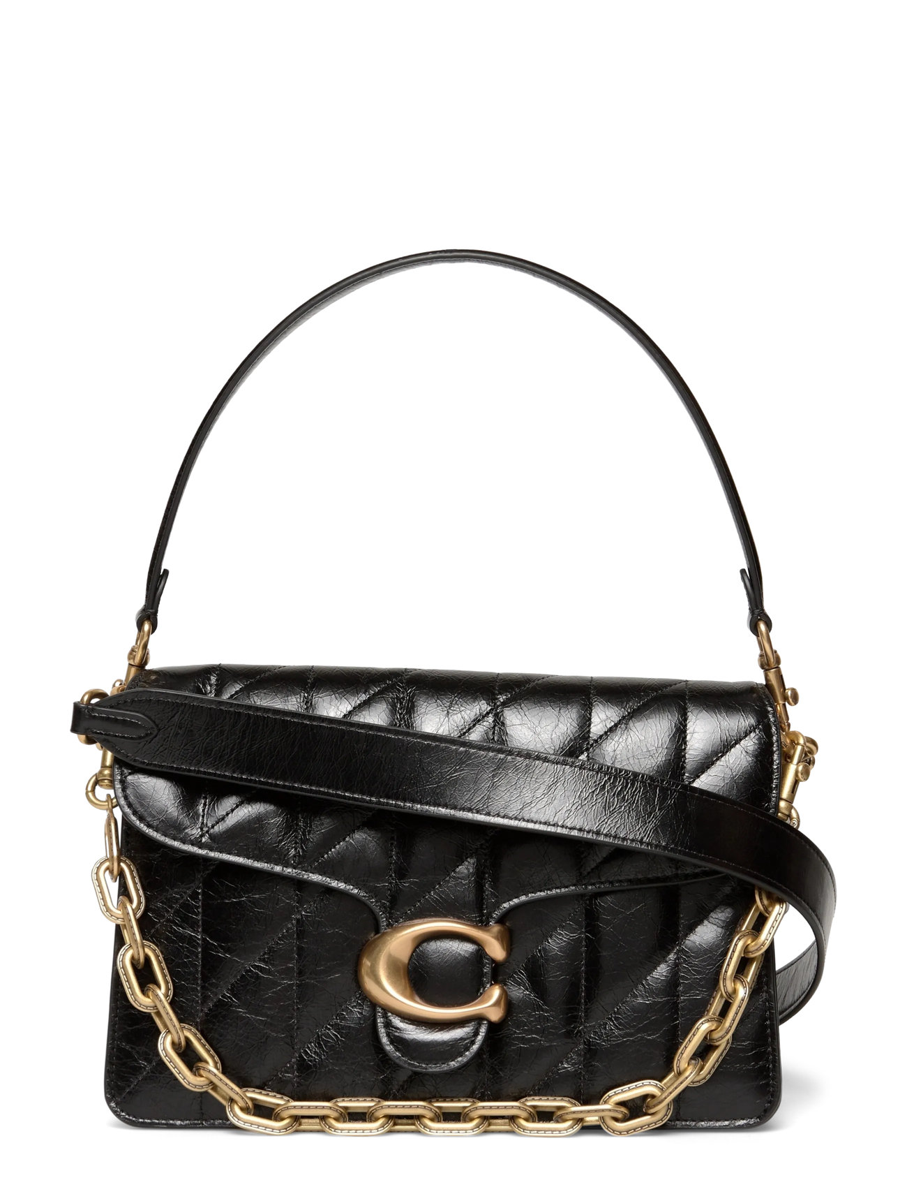 Coach Chain Tabby Shoulder Bag, One Size, Black, Designere > Små Skuldertasker-Crossbody-Tasker, Dame