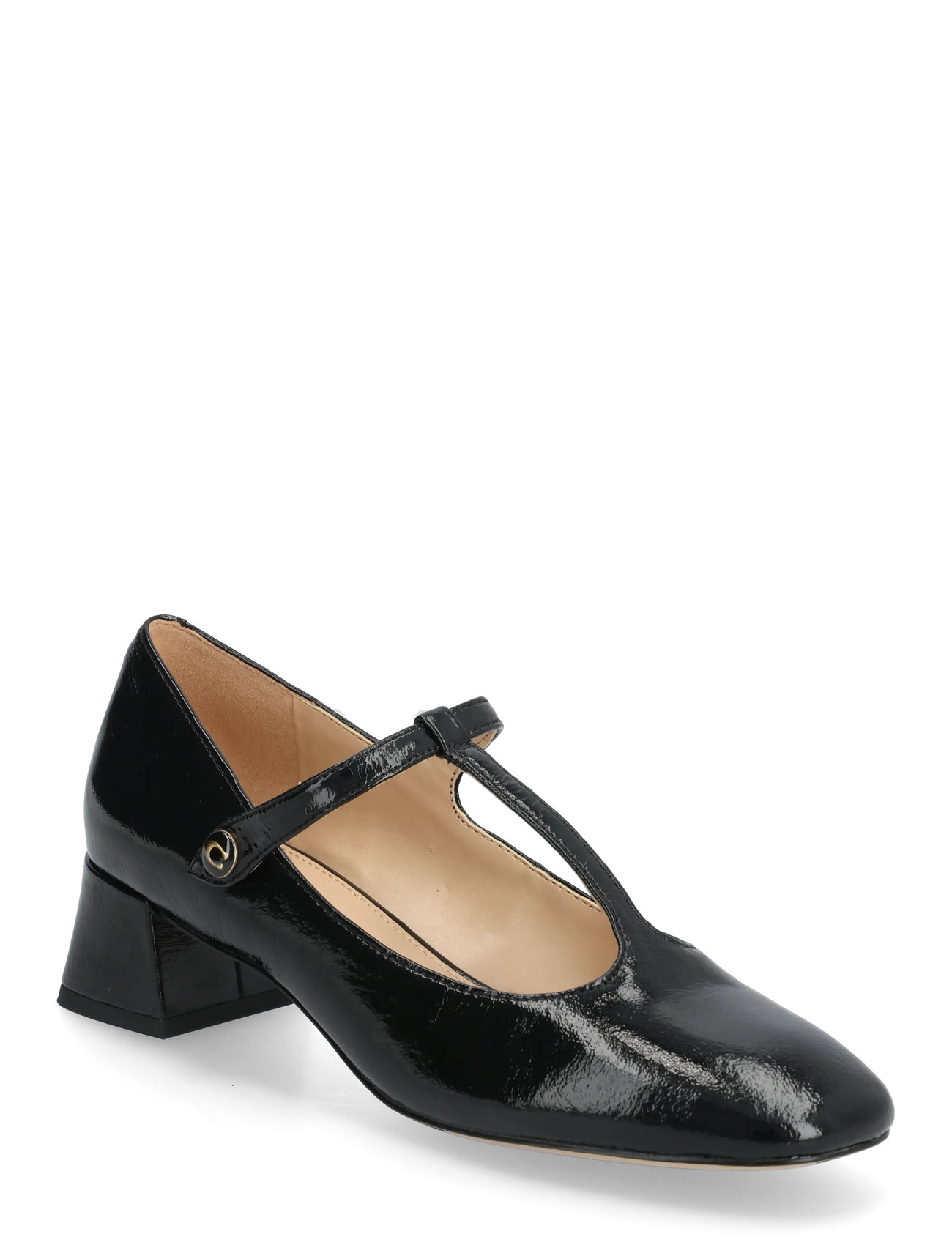 Coach Angelina T-Strap Mary Jane, 37.5, Black, Designere > Mary Jane-Sko, Dame