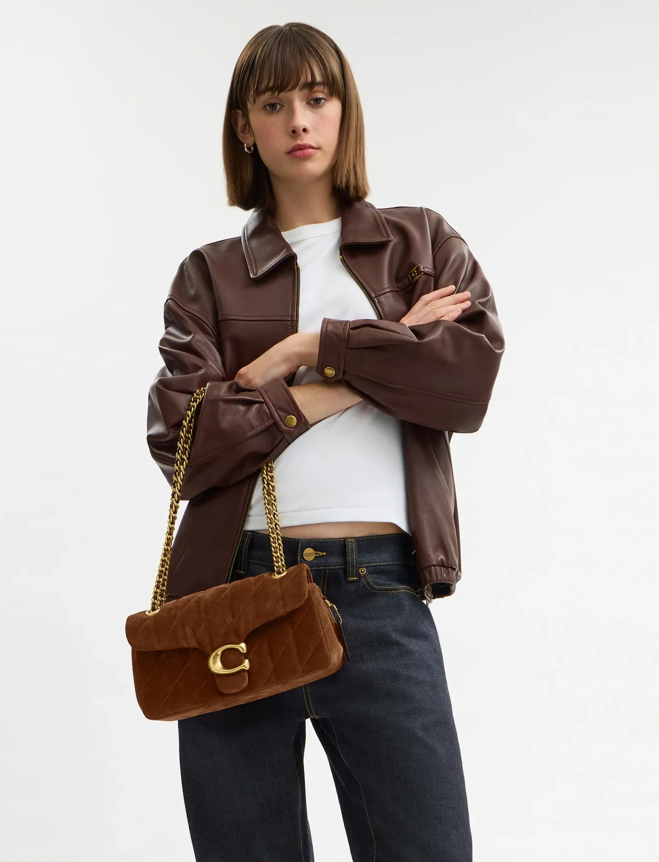 Coach Tabby Shoulder Bag 26, One Size, Brown, Tasker > Tasker Med Tophåndtag, Dame