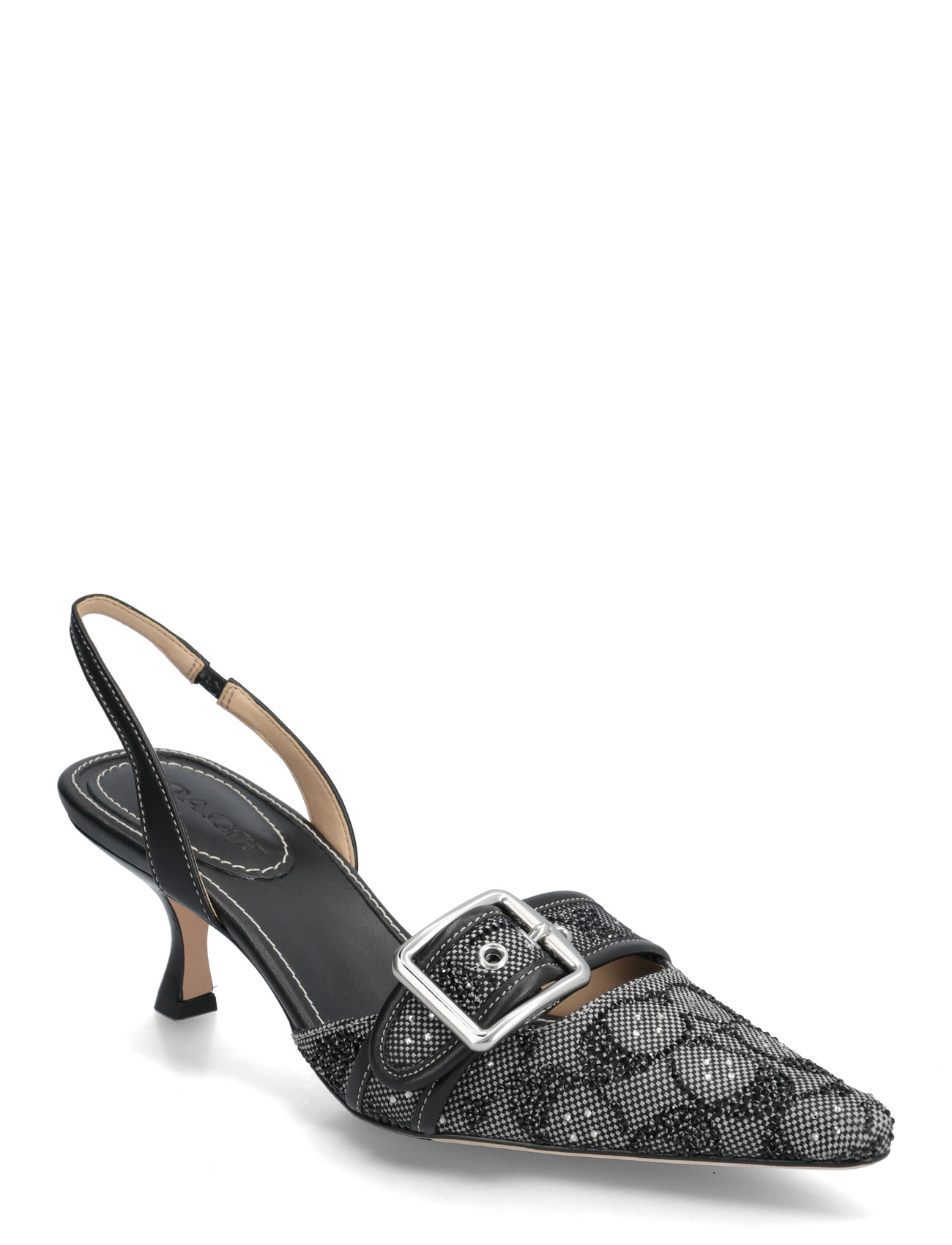 Coach Margot Slingback, 40.5, Black, Sling Backs > Heeled Slingbacks, Dame