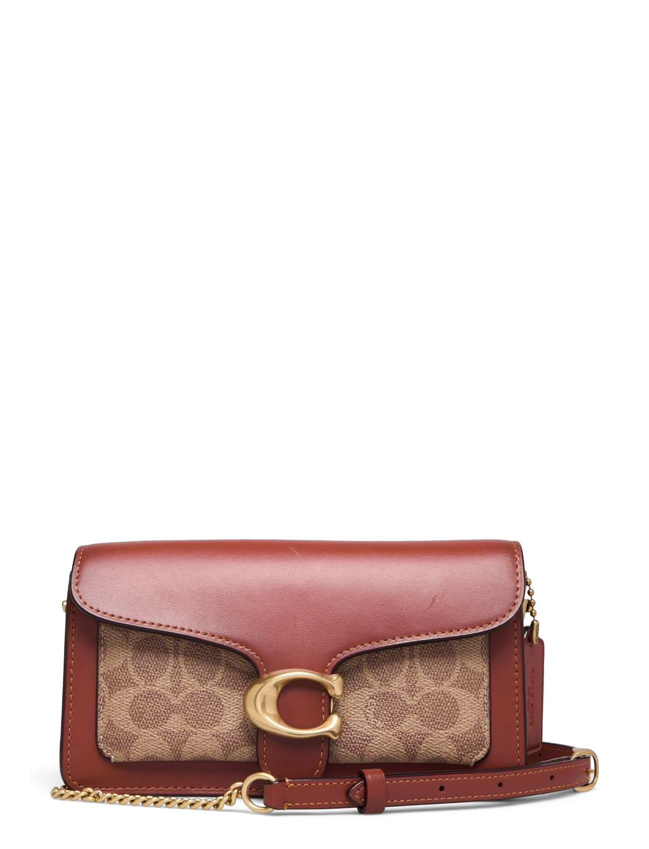Coach Tabby Chain Clutch, One Size, Brown, Designere > Små Skuldertasker-Crossbody-Tasker, Dame