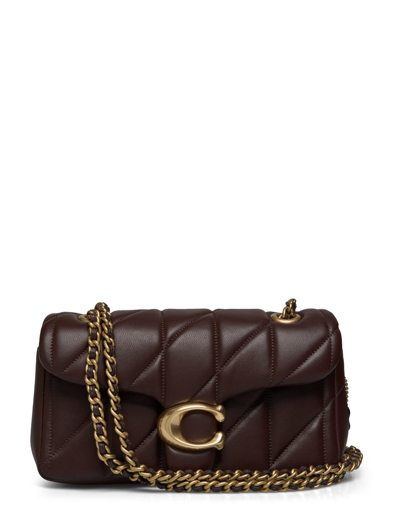 Coach Quilted Tabby Shoulder Bag 20 Brun