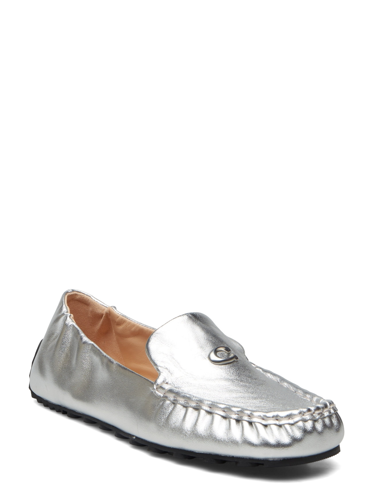 Ronnie Loafer Designers Flats Loafers Silver Coach