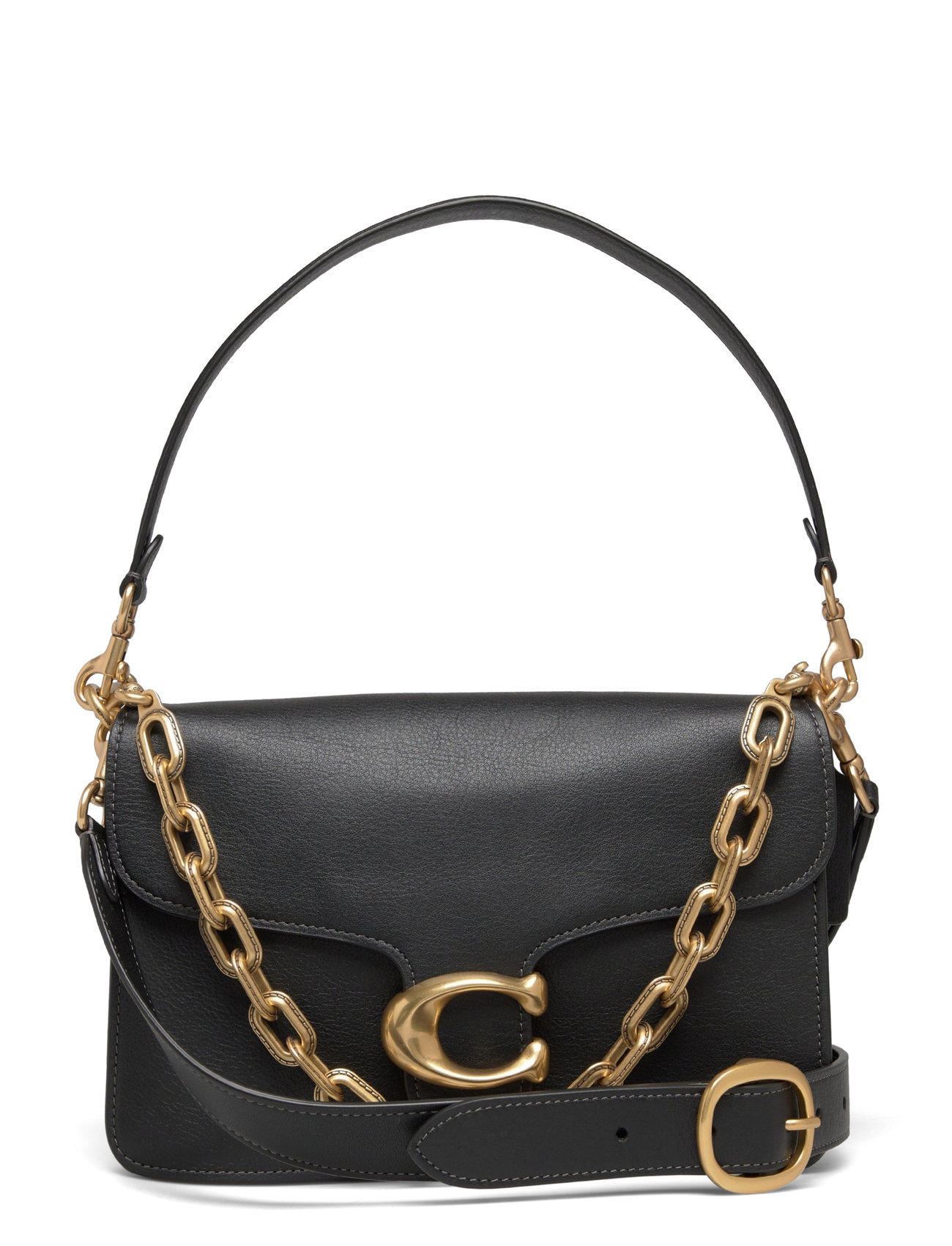 Coach Chain Tabby Shoulder Bag Svart