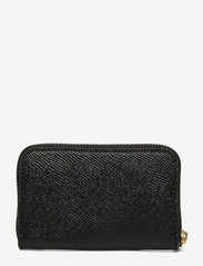 Coach - SMALL ZIP AROUND CARD CASE - card holders - black - 1
