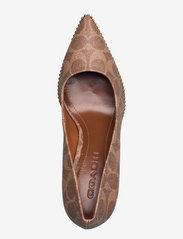 coach waverly beadchain pump