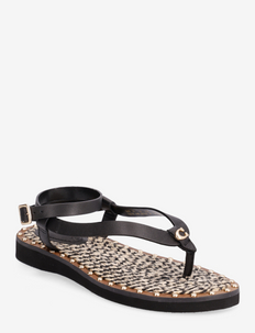 Gracey Sandal Flat Sandals - platte sandalen - black