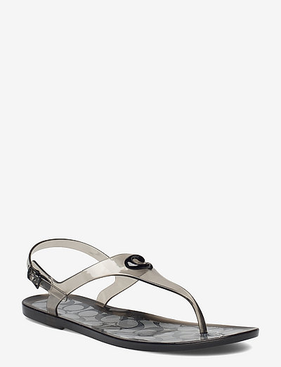 Natalee Rubber Jelly - flat sandals - black