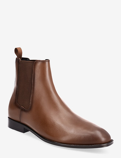 coach men's leather chelsea boots