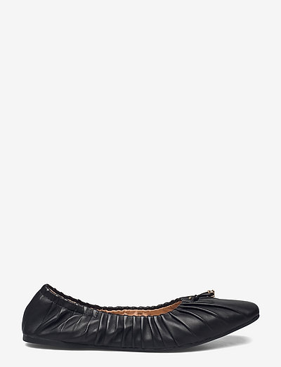 Coach Eleanor Leather Ballet Flat (Black), (,73 kr) | Large selection  of outlet-styles 