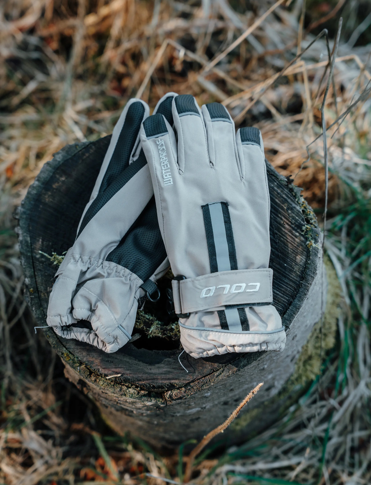 COLD Softy Gloves, 7-8, Beige, Handsker & Luffer > Handsker, Børn