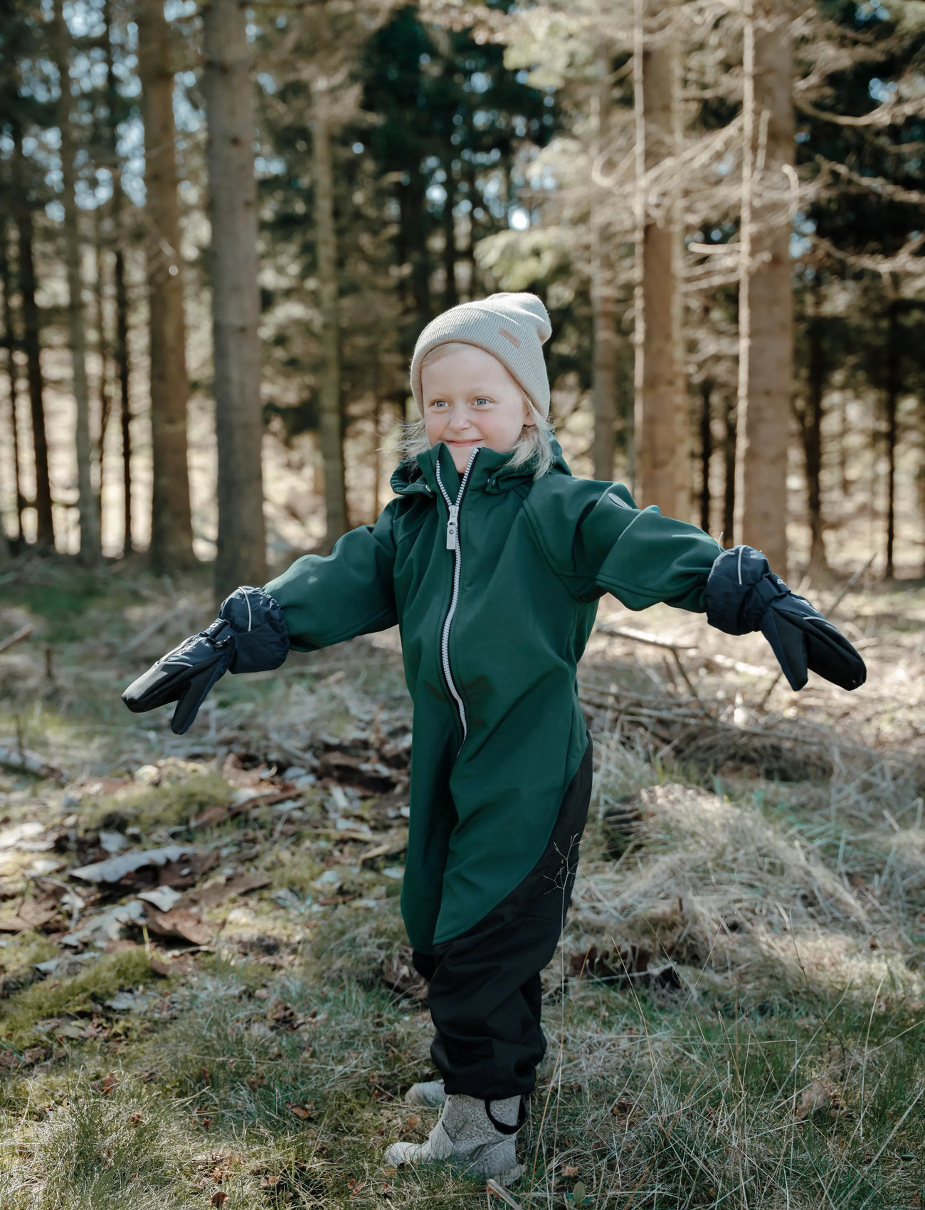 COLD Filur Mitten, 5, Beige, Handsker Og Vanter > Vanter, Børn