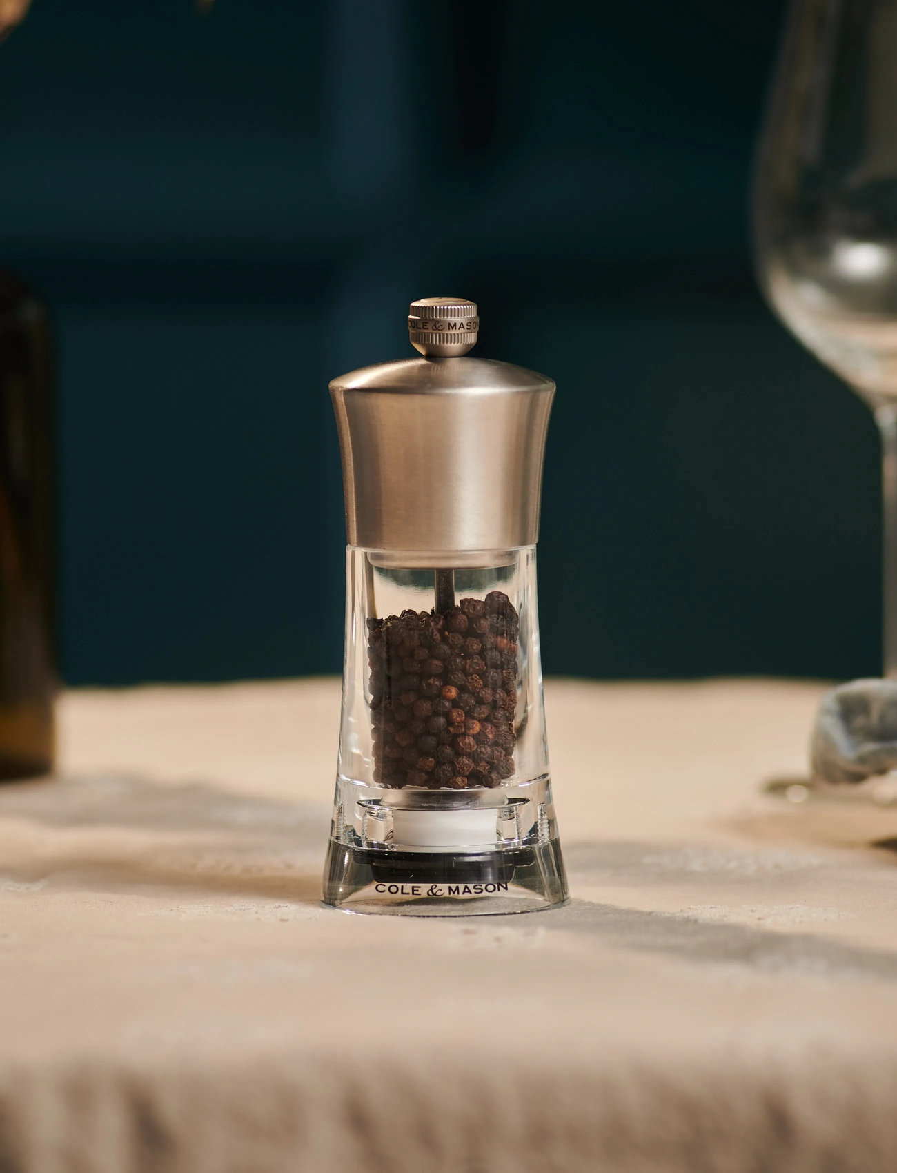 Cole & Mason Peppermill Bromley Cole&Mason , H15 cm, Silver, Kværne > Salt- Og Peberbøsser, Unisex