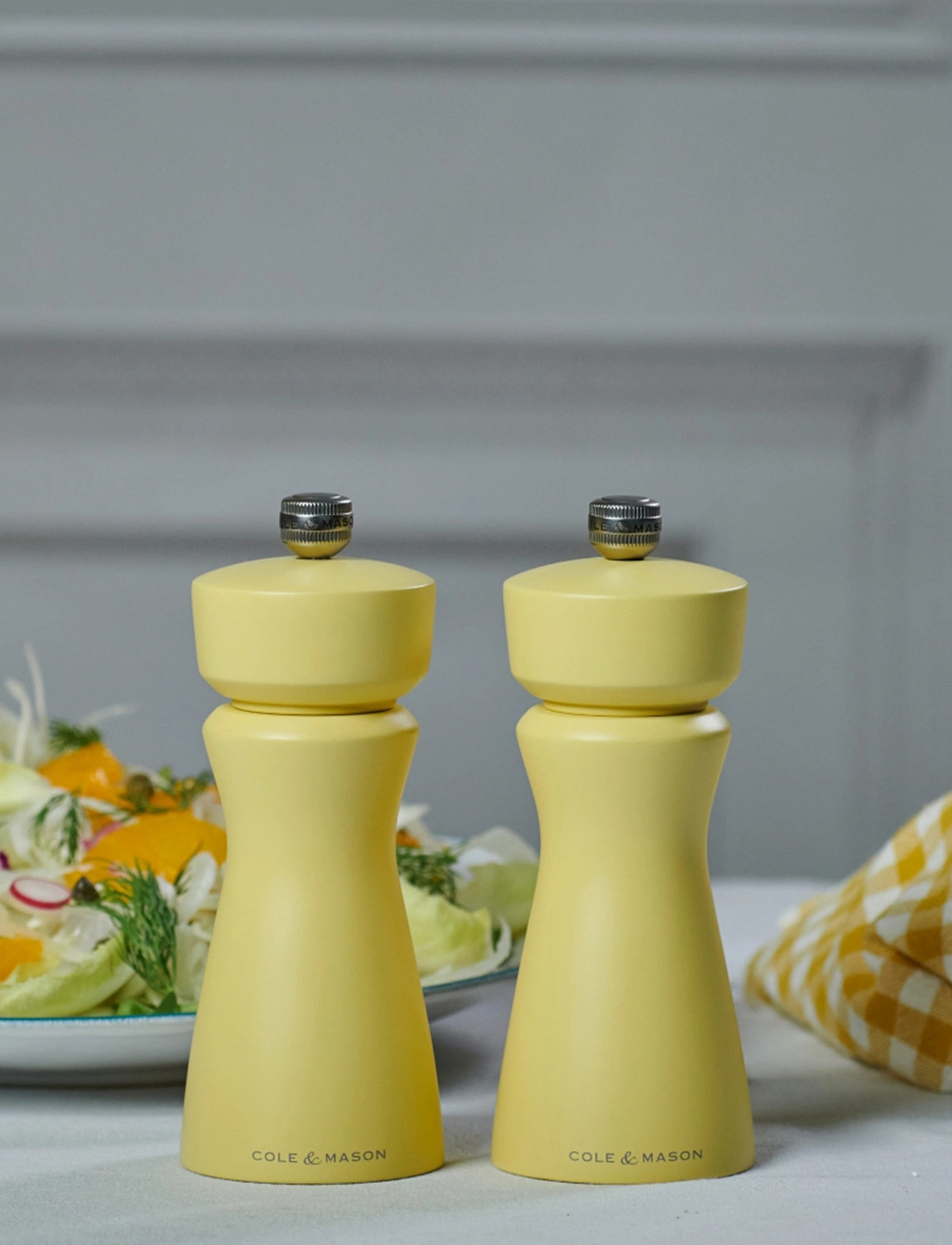 Cole & Mason Mill Kenton Cole&Mason , Ø6X15 cm, Yellow, Kværne > Krydderikværne, Unisex