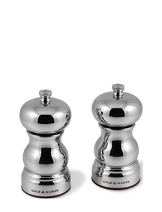 Home EC Salt and Pepper Grinder Set 2pk- Short