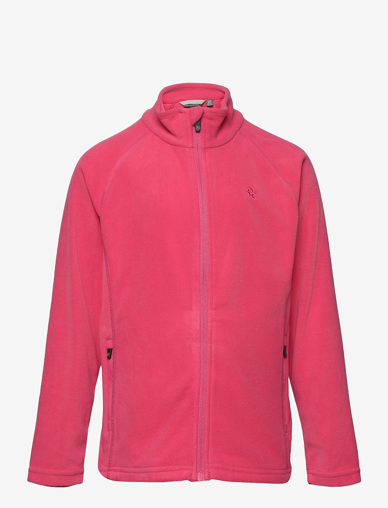 pink fleece jacket