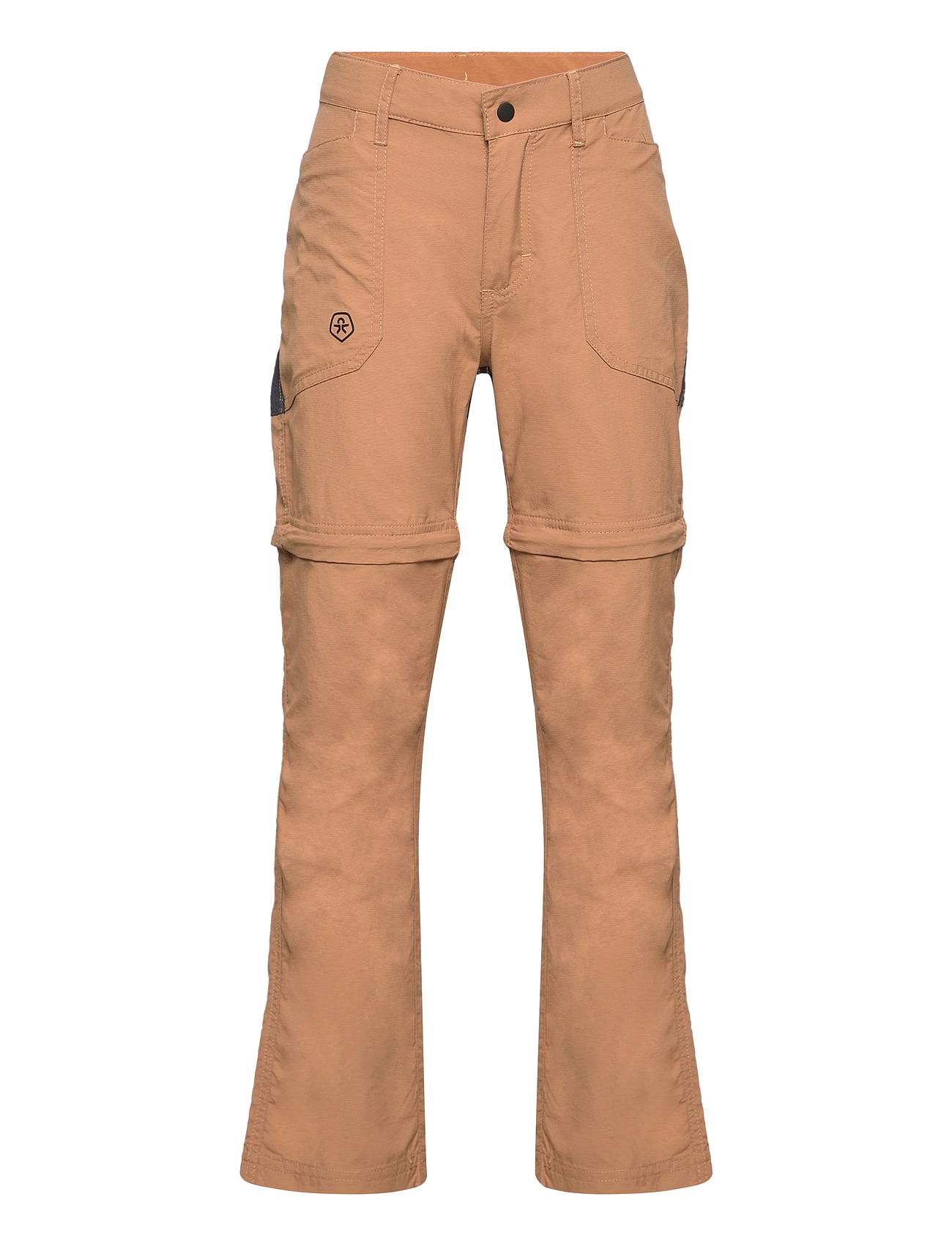 Pants W. Zip Off Bottoms Outdoor Pants Brown Color Kids