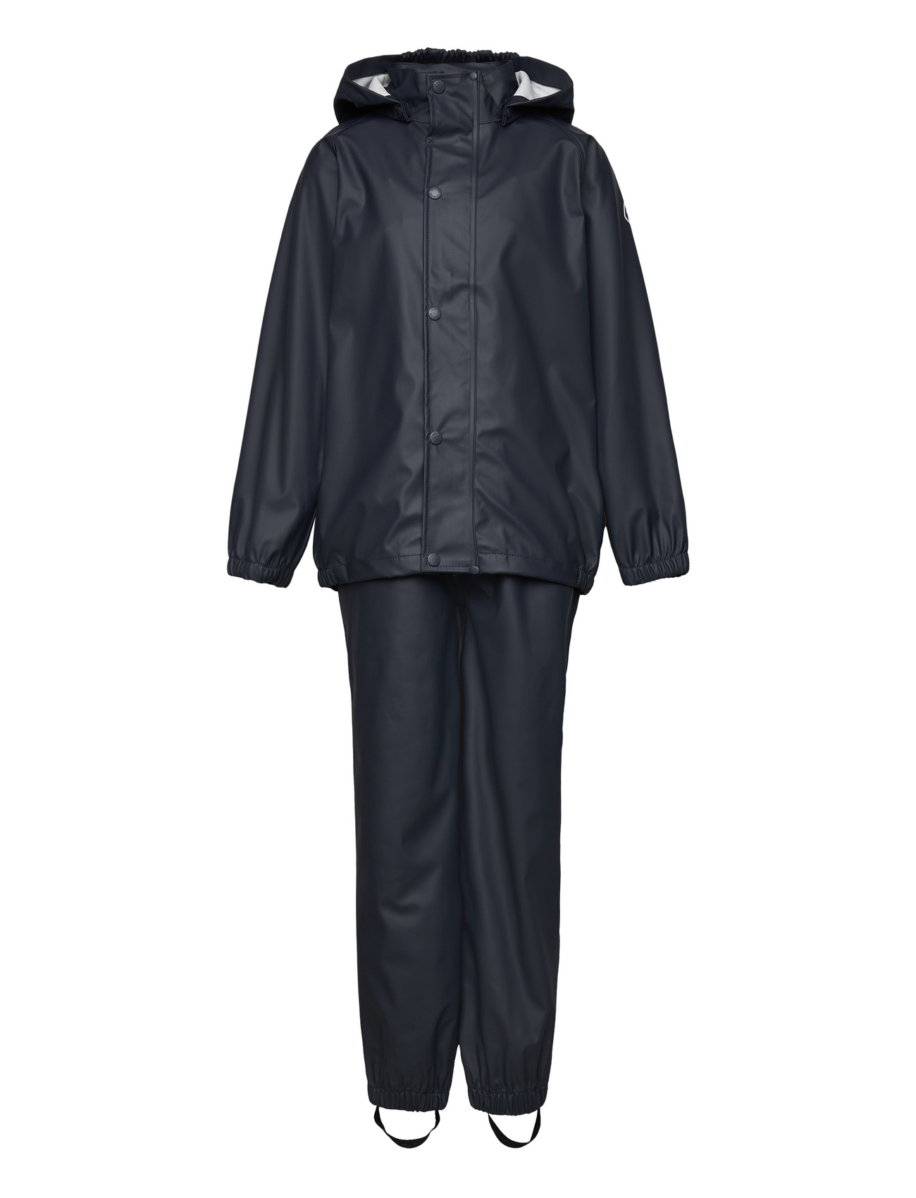 Color Kids Rainwear Pu Set, 92, Black, Regntøj > Regntøjssæt, Børn