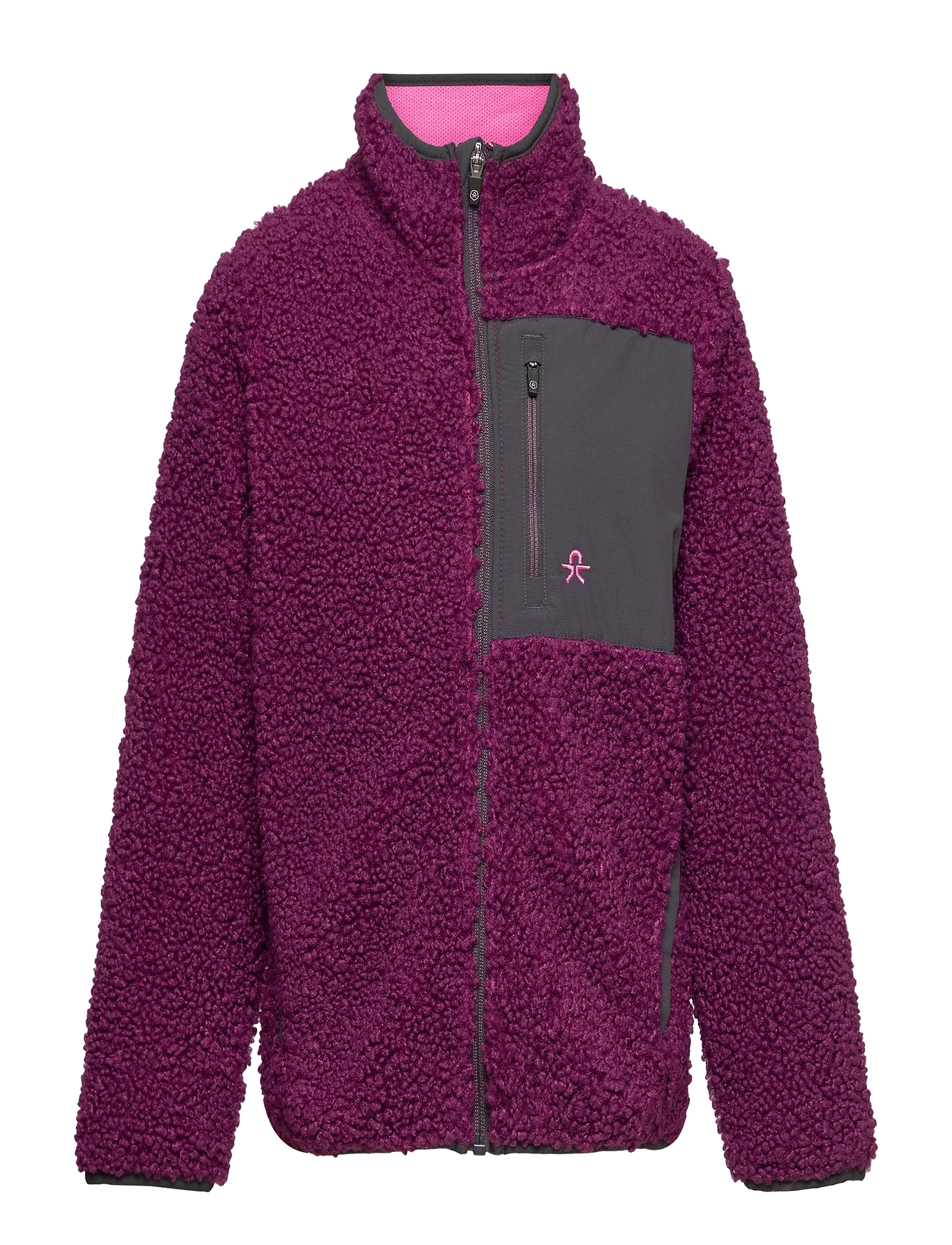 Color Kids Pile Fleece Jacket Lila