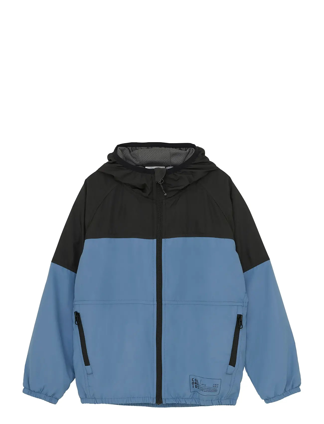 Jr. Windbreaker Jacket Outerwear Shell Clothing Shell Jacket Blue Color Kids