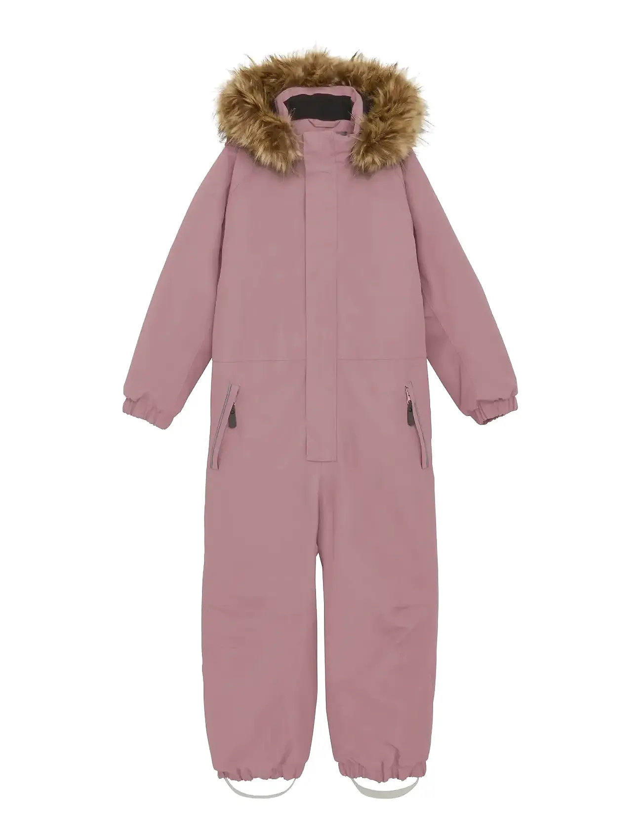 Color Kids Coverall W. Fake Fur, 98, Pink, Overalls > Overalls Og Sæt Til Sne-Ski, Børn