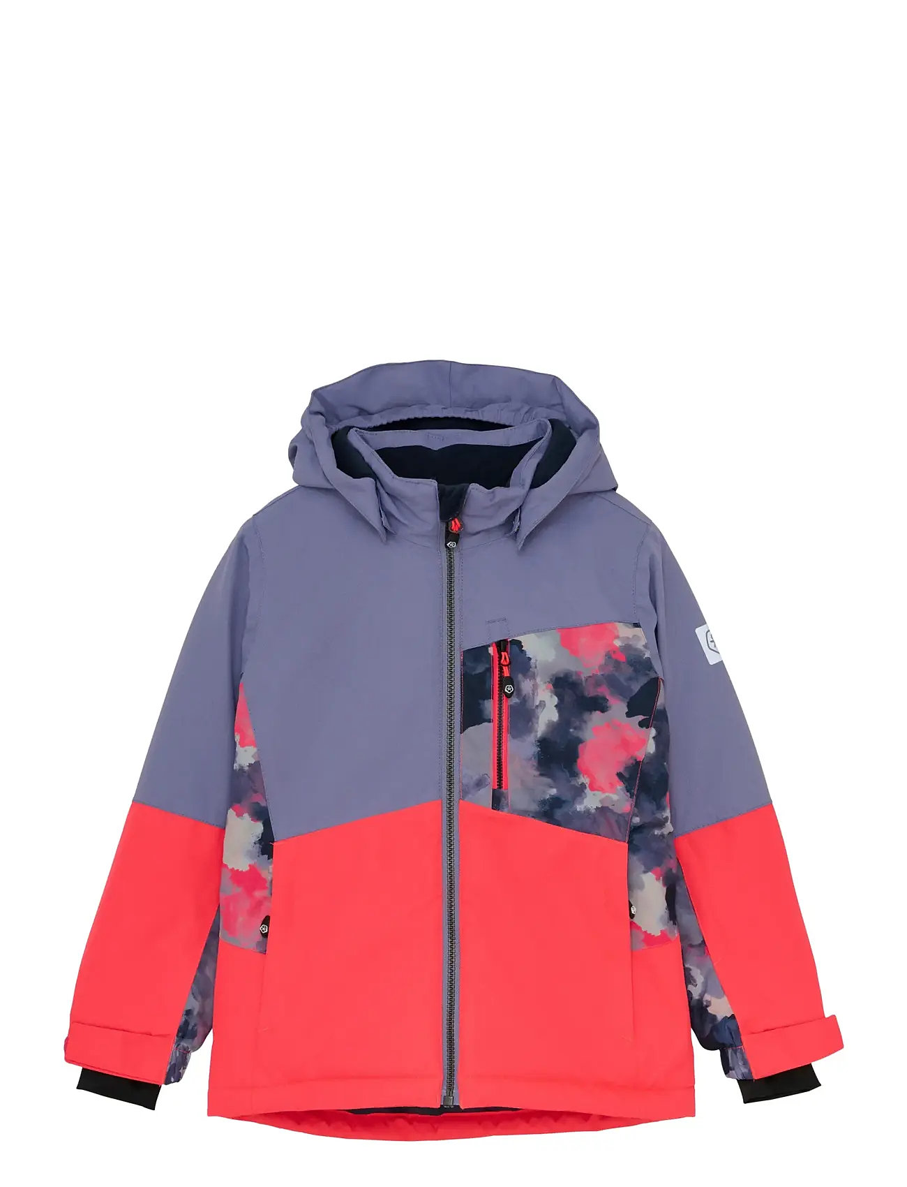COLOR Kinder Ski Jacke - Colorblock Pink - 164 - Kinder
