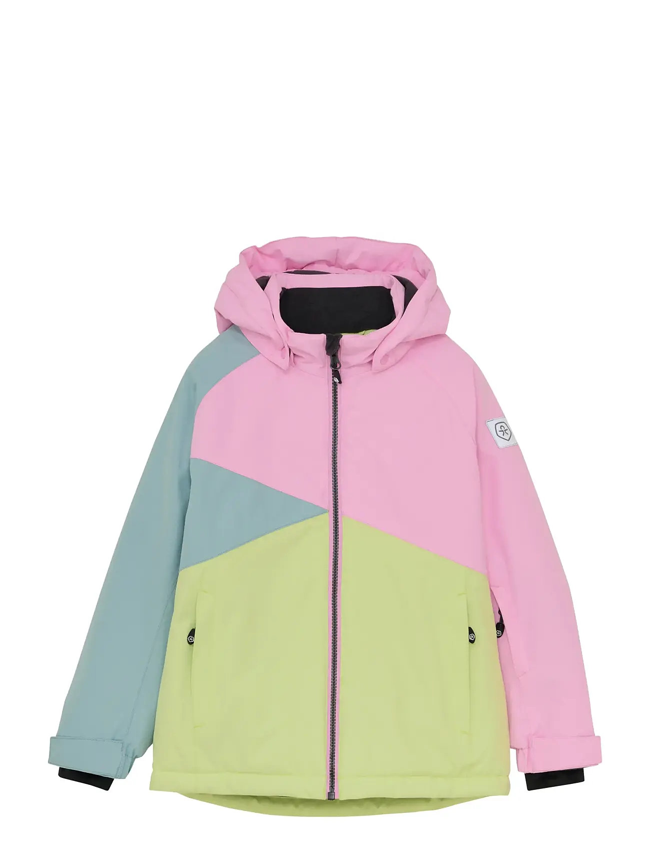 Color Kids Ski Jacket - Colorblock, 110, Multi/patterned, Sneskibeklædning > Sneskijakke, Børn