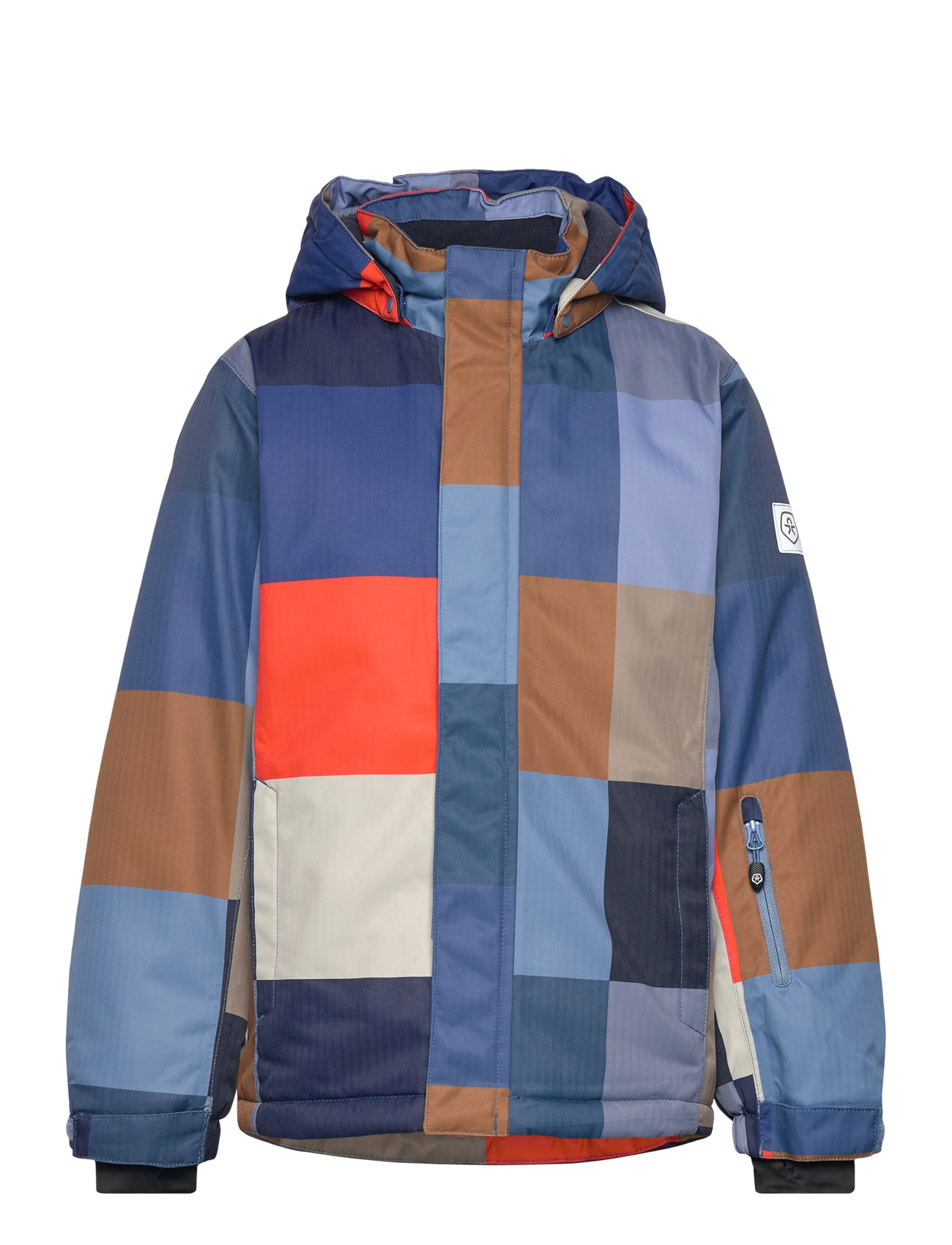 COLOR Kinder Ski Jacke - Aop Blau - 98 - Kinder