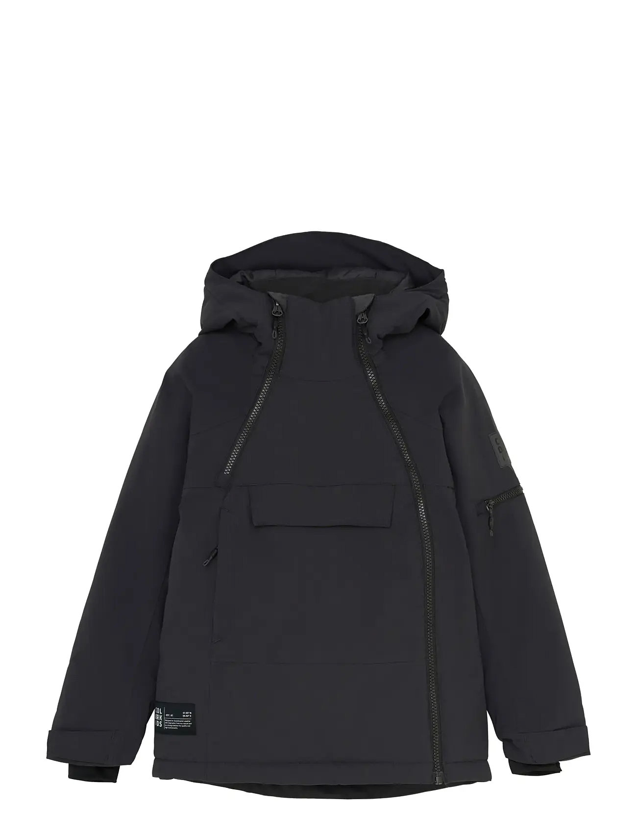 Color Kids Jr. Ski Jacket, 164, Black, Sneskibeklædning > Sneskijakke, Børn