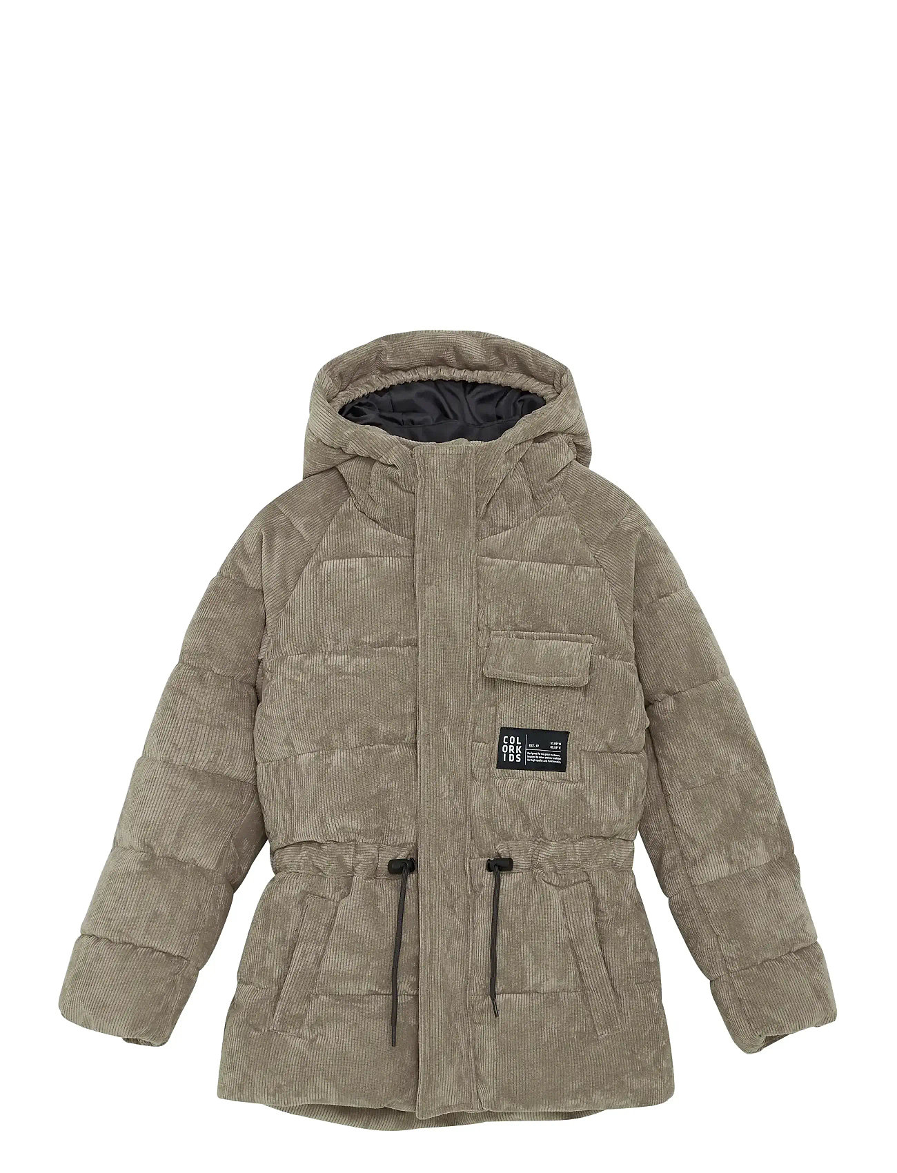 COLOR Kinder Jr. Jacke W. String -Kordsamt Beige - 104 - Kinder