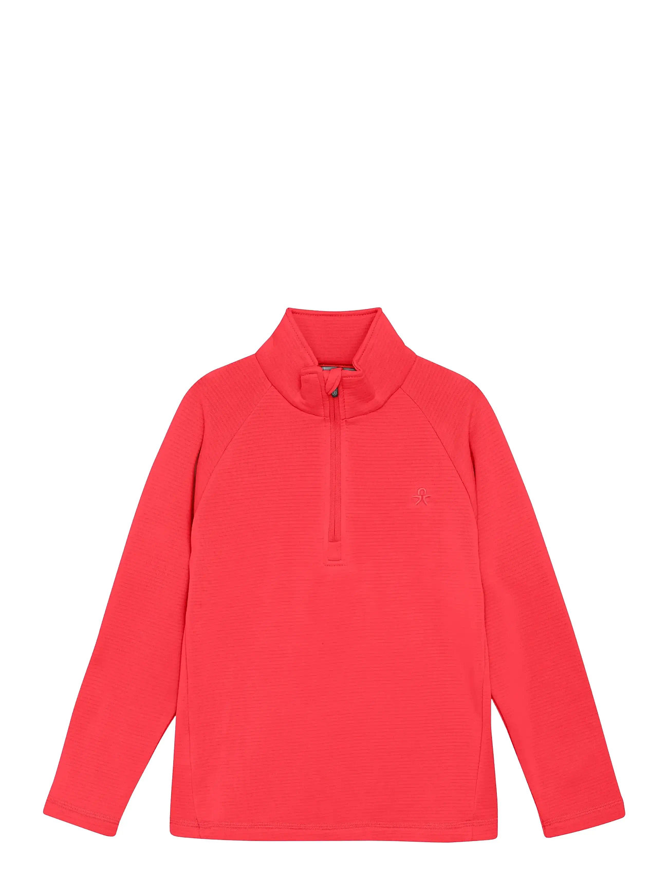 COLOR Kinder Fleece Pulli - Stretch Rot - 122 - Kinder