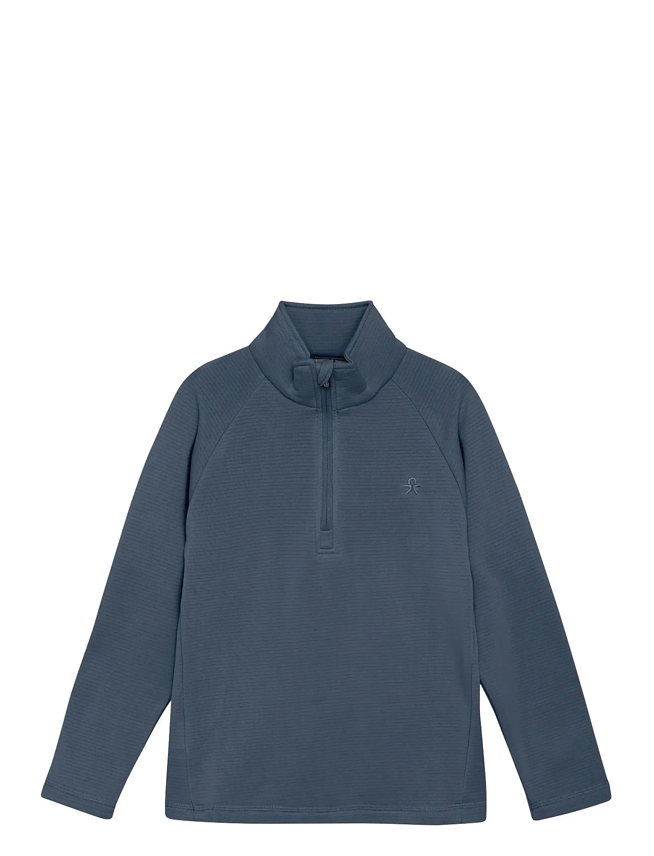 COLOR Kinder Fleece Pulli - Stretch Blau - 110 - Kinder