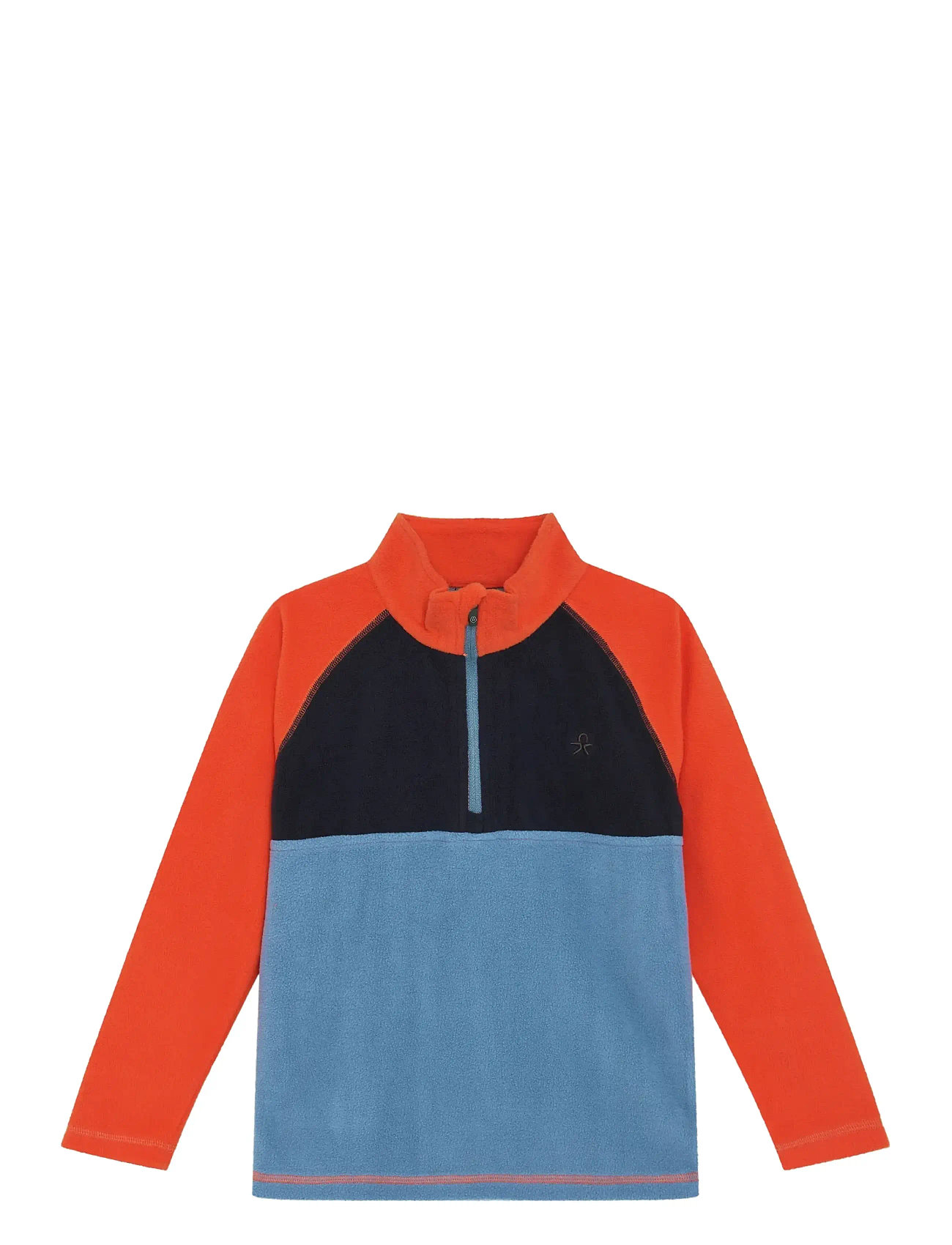 Color Kids Fleece Pulli Colorblock, 134, Multi/patterned, Overtøj - Jackets, Børn