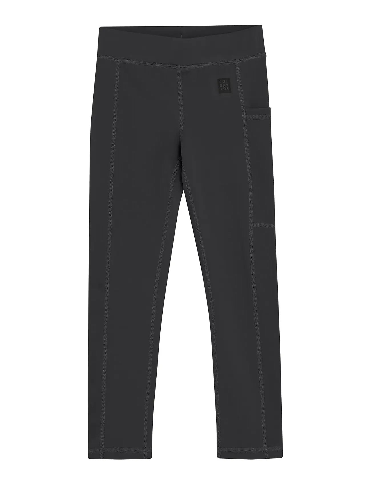 Color Kids Sport Tights, 98, Black, Underdele > Løbetræningstights, Børn