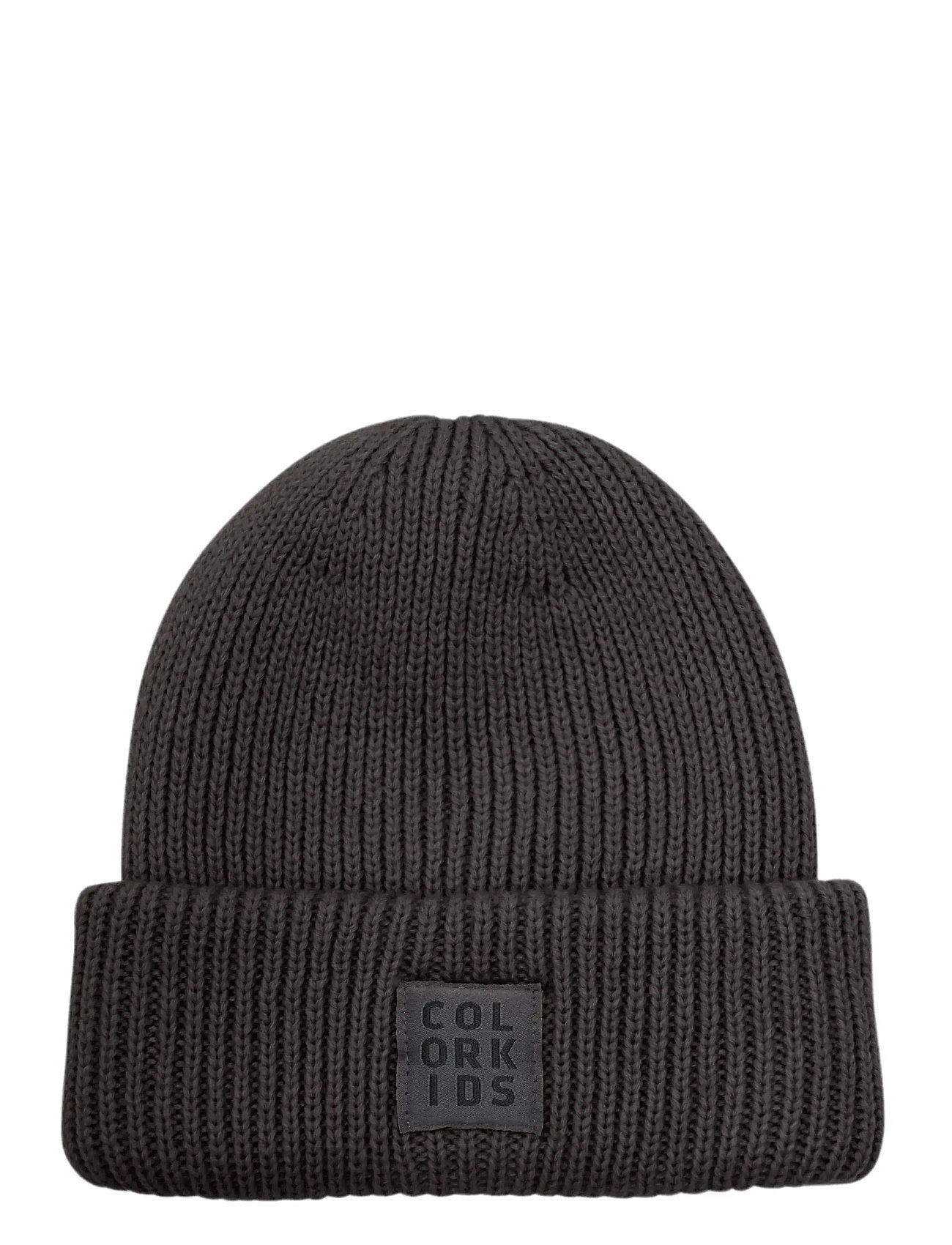 Color Kids Beanie W. Wool, 6-8Y, Grey, Huer > Beanie, Børn