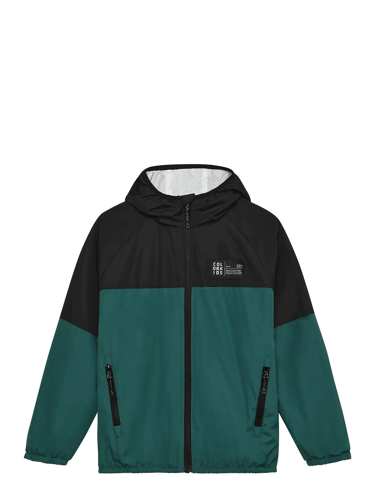 Color Kids Jr. Windbreaker Jacket, 110, Green, Jakker & Frakker > Windbreaker, Børn
