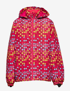 Ski jacket, AOP, AF 10.000 - kurtka zimowa - pink peacock