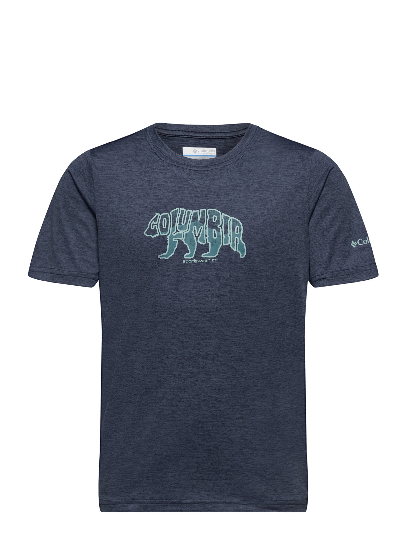 Mount Echo Short Sleeve Graphic Shirt Sport T-shirts Sports Tops Navy Columbia Sportswear