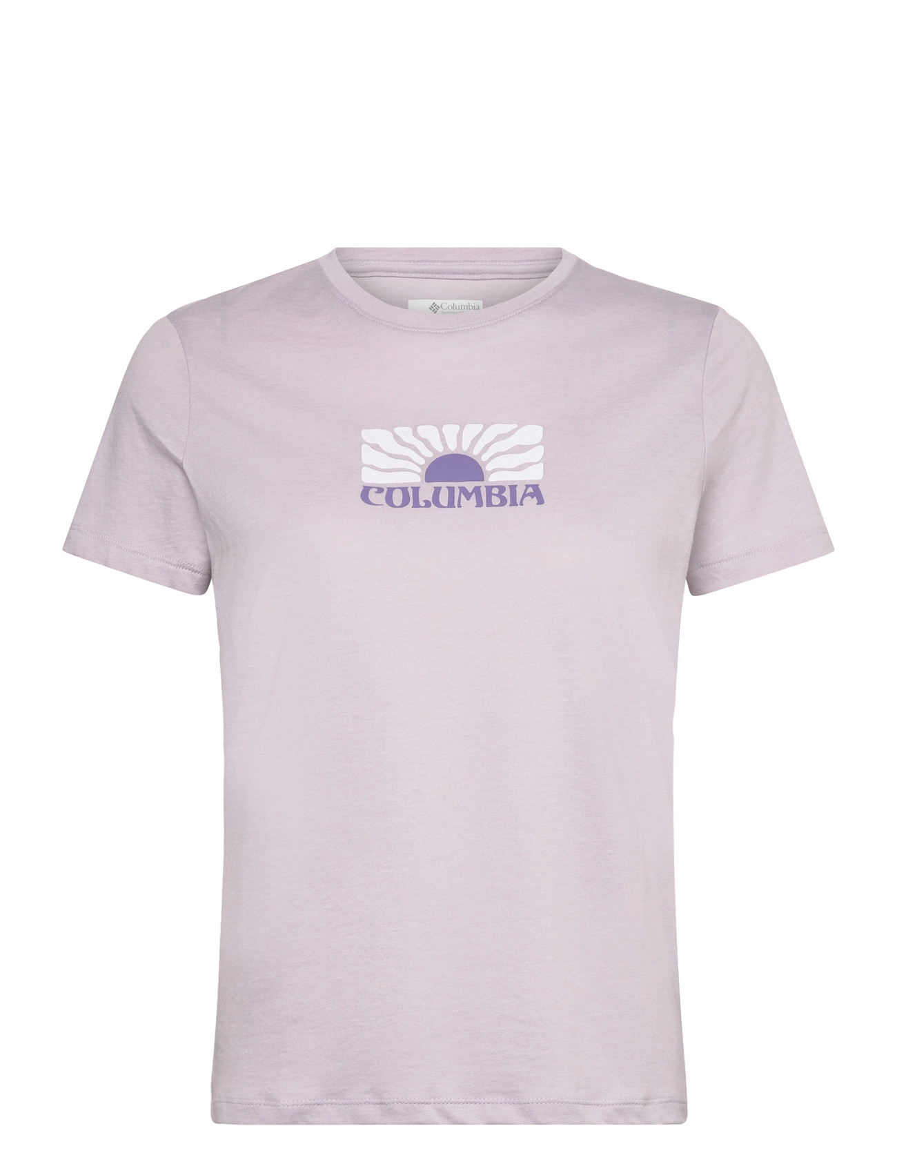 Columbia Sportswear Ruby Springs Graphic Fitted Ss, L, Purple, Sports Overdele & T-shirts > Sport T-shirts, Dame