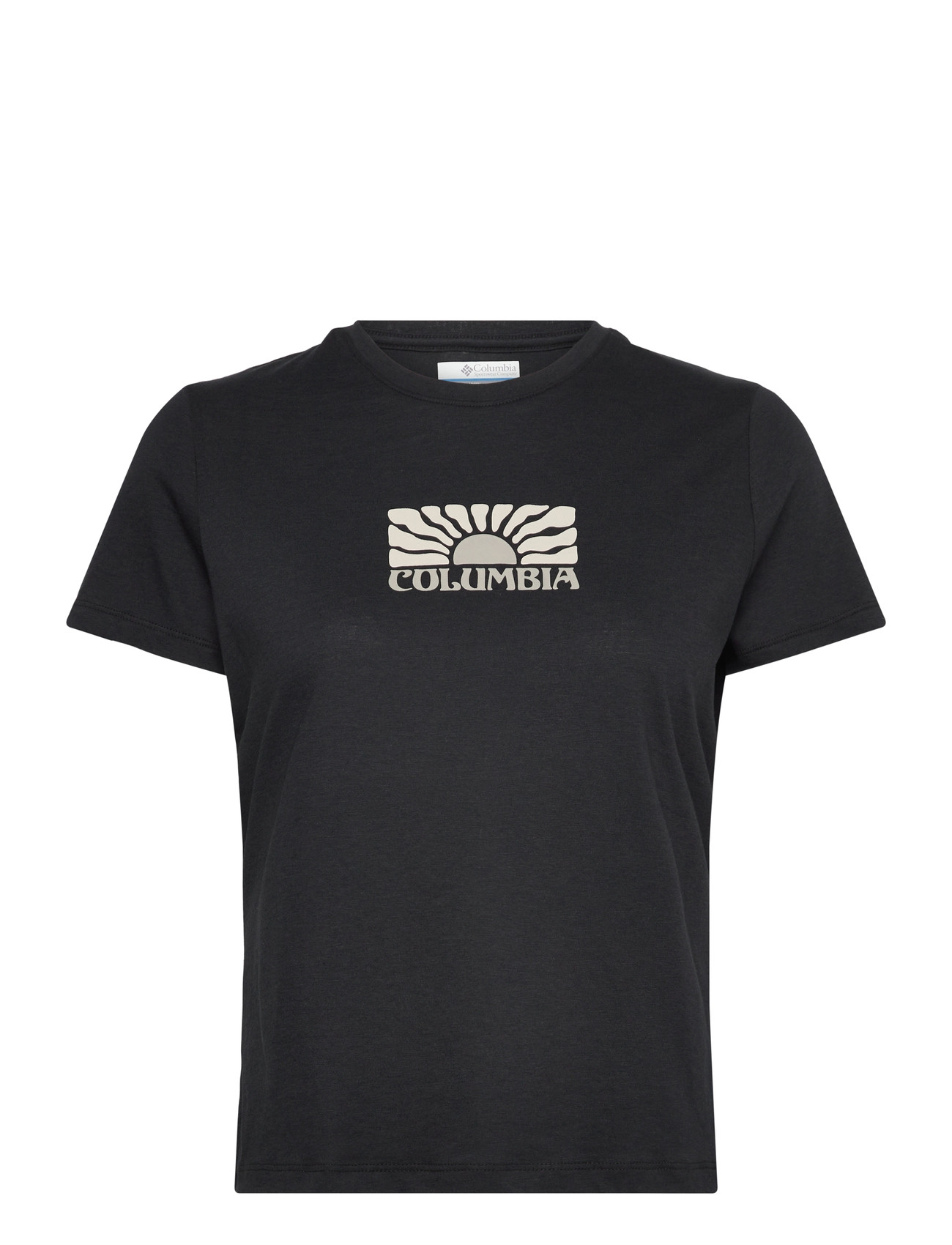 Columbia Sportswear Ruby Springs Graphic Fitted Ss, M, Black, Sports Overdele & T-shirts > Sport T-shirts, Dame