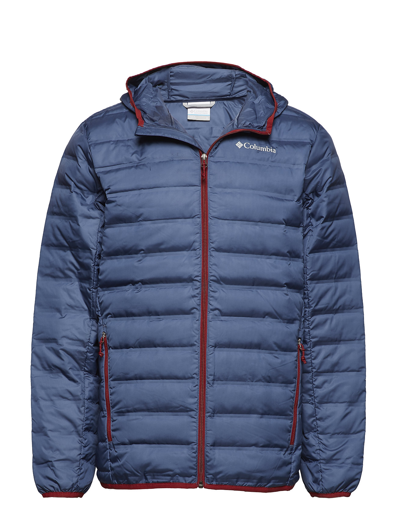 Lake 22 Down Hooded Jacket Dun Jack Blauw Columbia columbia kopen in de aanbieding