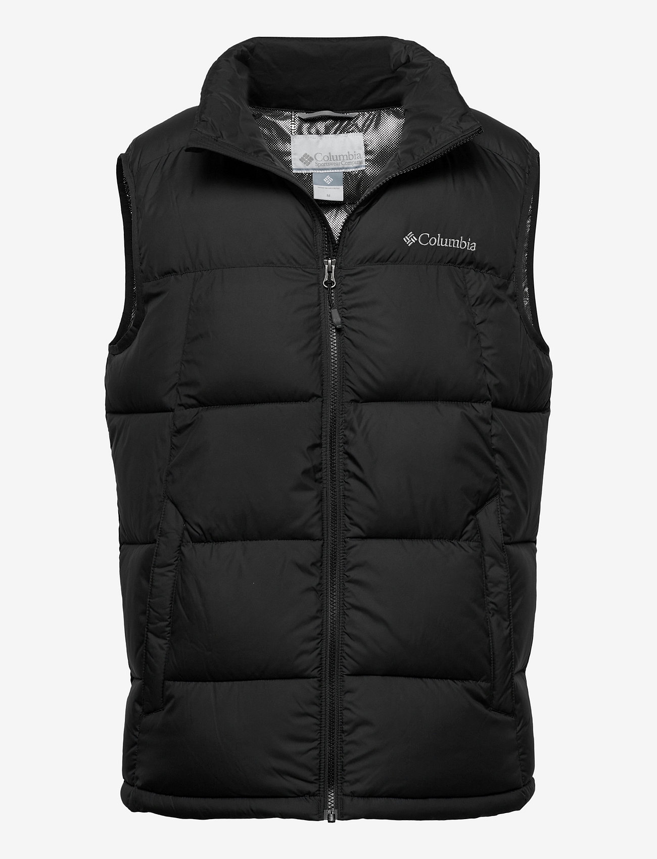 columbia black puffer vest
