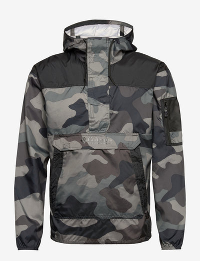 Challenger Windbreaker - outdoor & rain jackets - black mod camo print, black