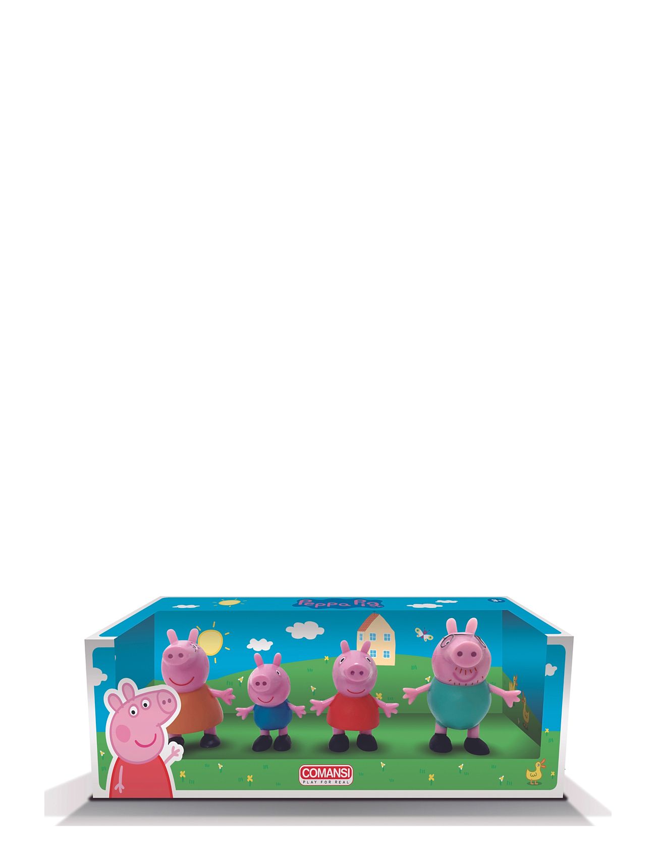 Peppa Pig Gift Box Set 4 Figur Toys Playsets & Action Figures Movies & Fairy Tale Characters Multi/patterned Comansi