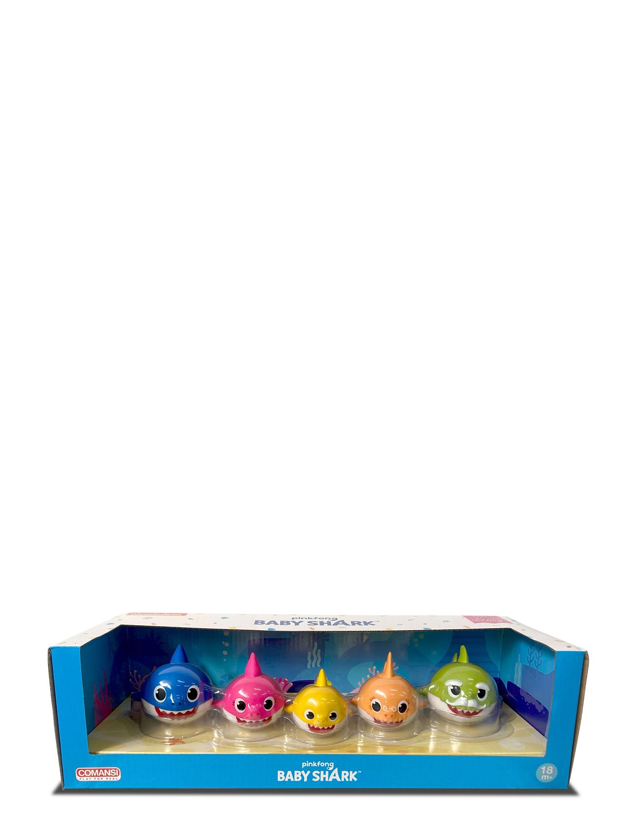 Baby Shark 5 Figurines In Gift Toys Playsets & Action Figures Animals Multi/patterned Comansi