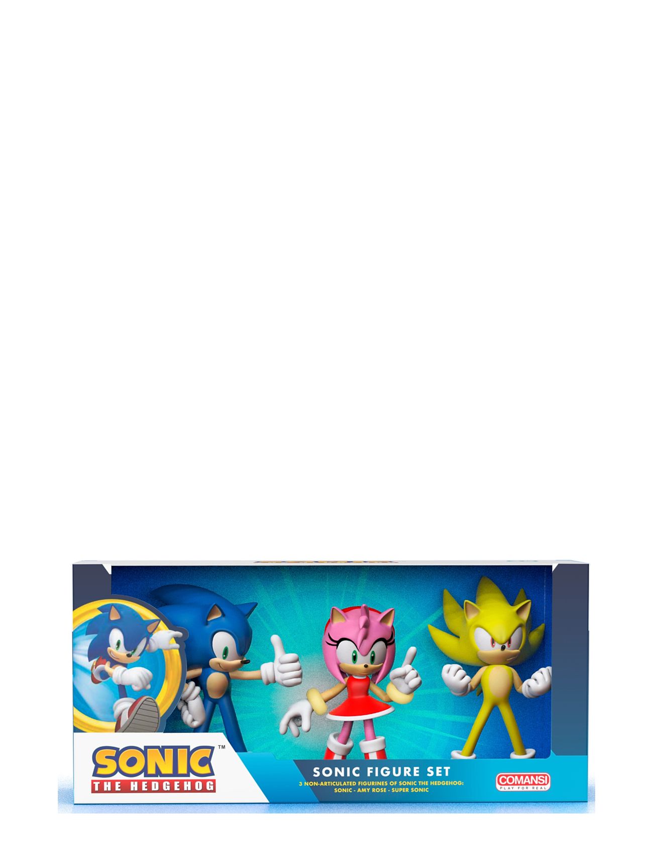 Sonic Gift Box Set 3 Figurines Toys Playsets & Action Figures Movies & Fairy Tale Characters Multi/patterned Comansi