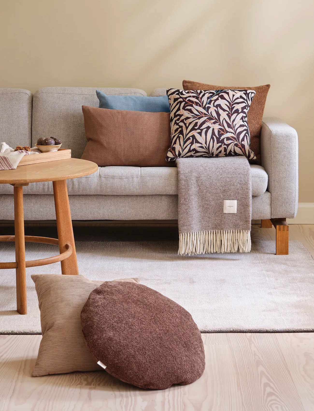 compliments Duo Throw, 140X200 cm, Beige, Puder & Tæpper > Tæpper & Plaider, Unisex