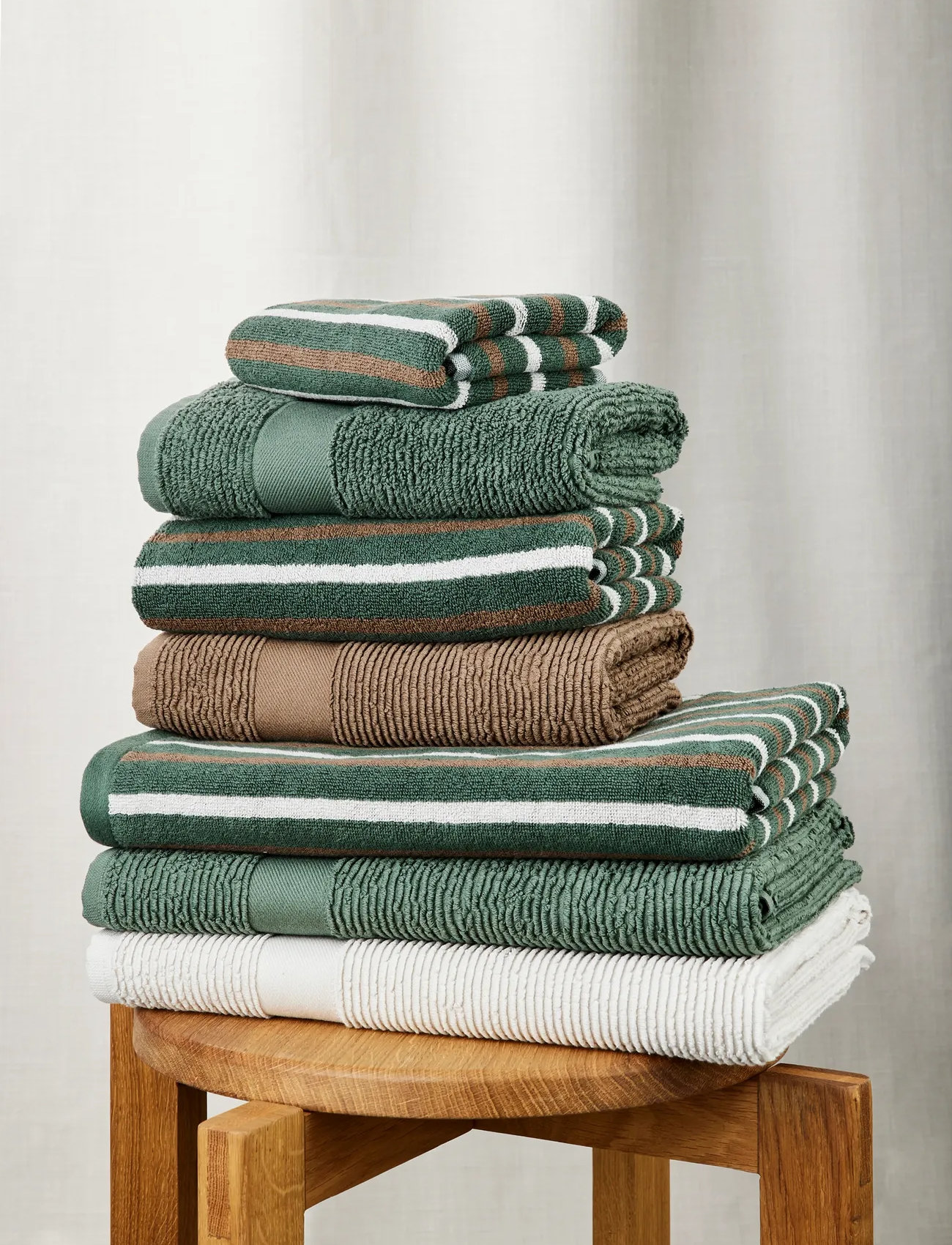 compliments Lane Towel, 70X140 cm, Green, Håndklæder Og Badehåndklæder > Håndklæder, Unisex