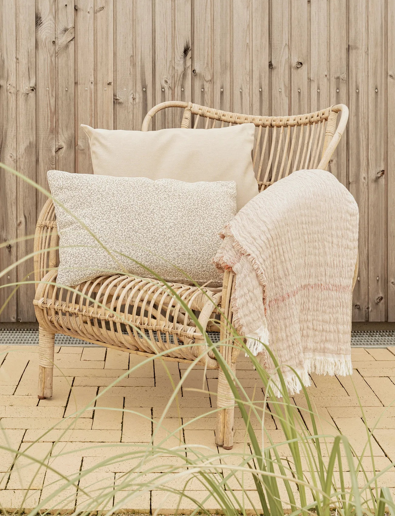 compliments Outdoor Grain, 40X60 cm, Beige, Puder & Tæpper > Puder, Unisex